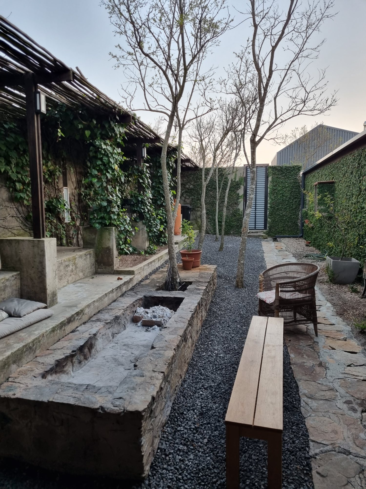 The courtyard