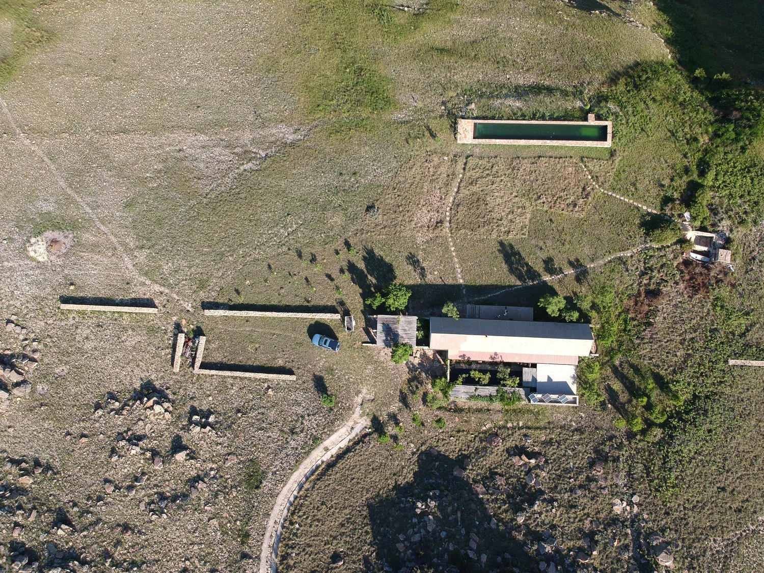 Aerial view of the site