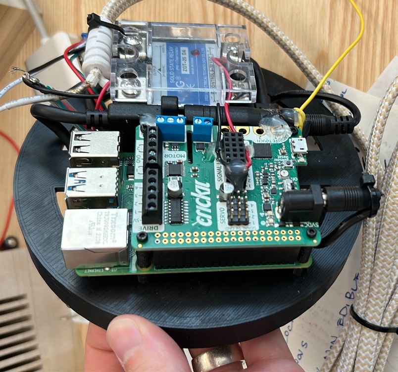 Raspberry Pi and capacitive-sensing electronics